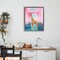 Stupell Industries Glam Giraffe with Pink Arches Floating Frame, design by Ziwei Li